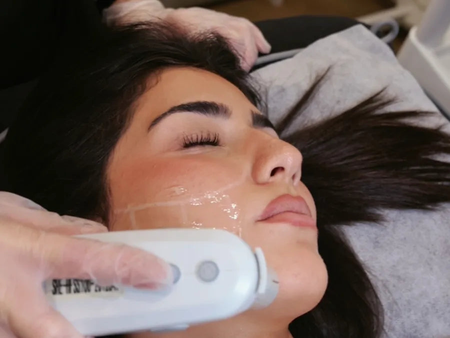 A facial skin treatment at Skin Affair