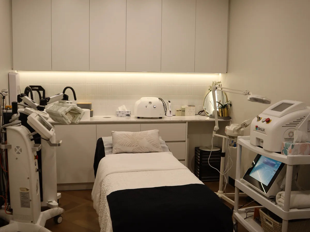 Skin treatment room at Skin Affair